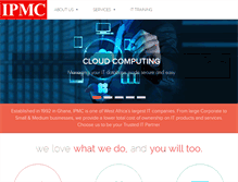 Tablet Screenshot of ipmcghana.com